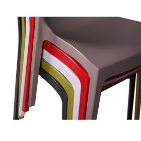 Sedia impilabile in plastica ISA 