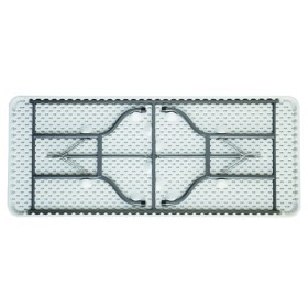 Tavolo pieghevole con gambe in acciaio BME 122x61cm