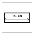 140 cm | 140,00 EUR