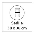 Sedile 38 x 38 cm