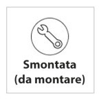 Smontato (da montare)