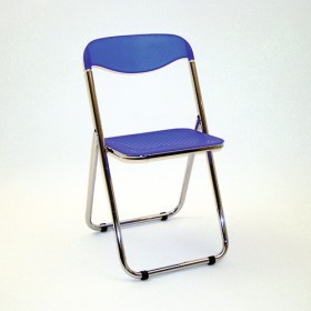 Sedia pieghevole in plastica ed acciaio SABRINA