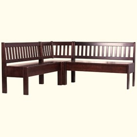 Panca in legno BEN elemento angolare