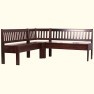 Panca angolare in legno massello BEN (set completo)