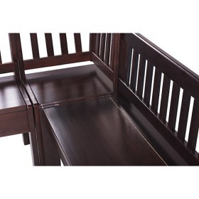 Panca angolare in legno massello BEN (set completo)