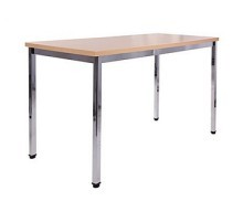 Tavolo ufficio con gambe cromate NOVARO 140x80cm