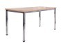 Tavolo ufficio gambe in metallo cromato NOVARO 120x80cm