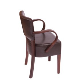 Sedia imbottita con braccioli TILO AL