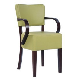 Sedia imbottita con braccioli TILO AL