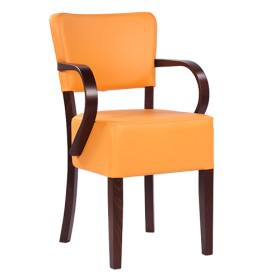 Sedia imbottita con braccioli TILO AL