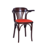 Sedia Thonet in legno curvato con sedile imbottito CLASSICO S44P