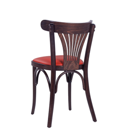 Sedia Thonet in legno curvato con sedile imbottito CLASSICO S45P