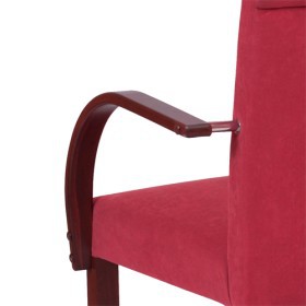 Sedia imbottita con braccioli GELA AL