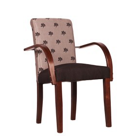 Sedia imbottita con braccioli GELA AL